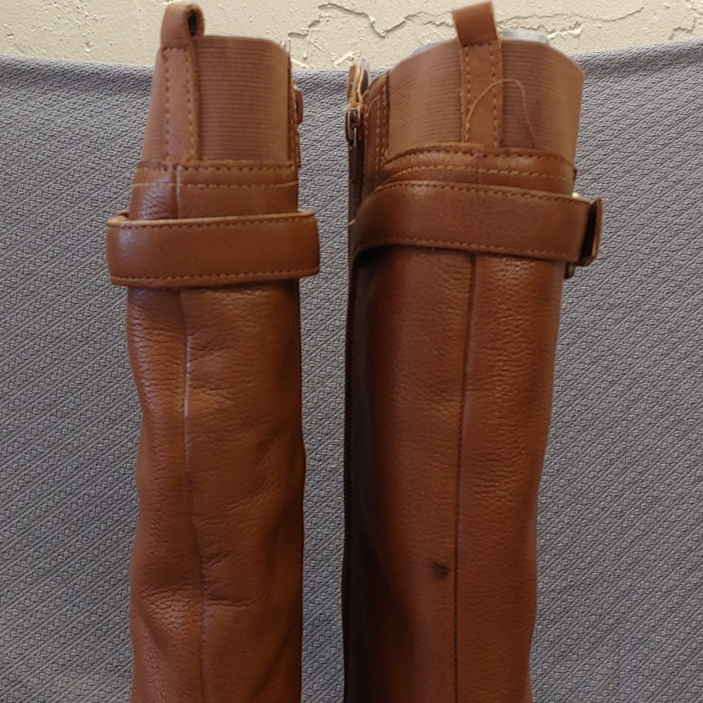 Naturalizer Jordan Leather Boot Banana Bread-12 - Picture 8 of 16